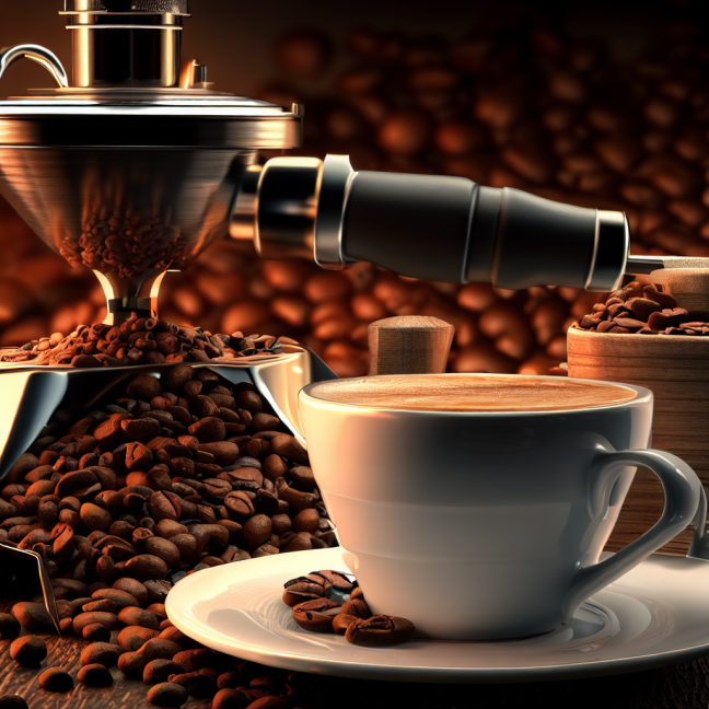 ai generated image of coffee specialty